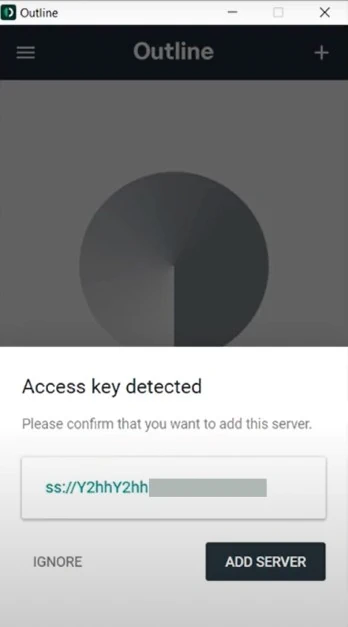 Outline client app interface