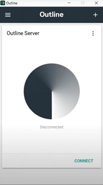 Connect button