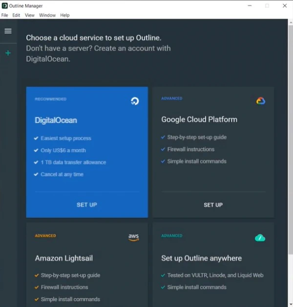 Choose a cloud service
